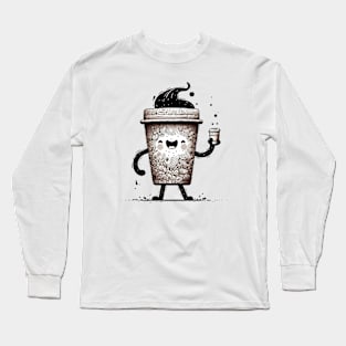 Coffee Loves Coffee Long Sleeve T-Shirt